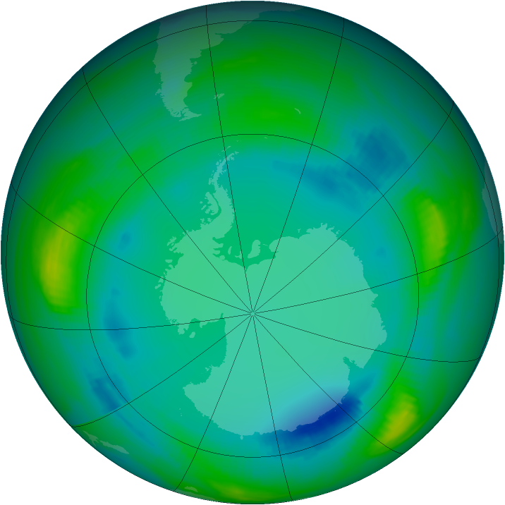 Ozone Map 1998-07-28